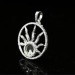 Gold Locket with 2.22ct Diamonds