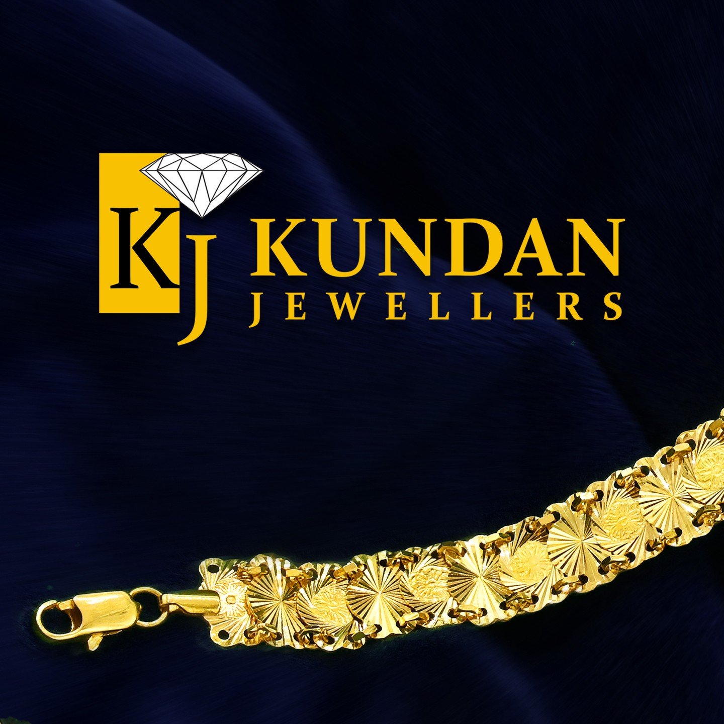 _kundan_jeweller_1662380849_2920584703636050431_54386949274 Textured Gold Bracelet with Bold Panel Design - Image 1