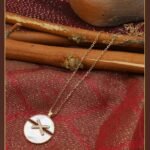 Luna Cross Pearl Diamond Pendant