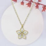 Golden Blossom Diamond Pendant