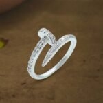 Lumiere Nail Diamond Ring