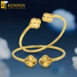 Golden Blossom Grace Bangle