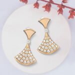 Radiant Fan Diamond Earrings