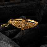Royal Floral Gold Bangle