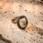 Vintage Polki Silver Ring